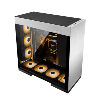 几何未来（GeometricFuture）M8达摩银色电脑机箱(E-ATX主板/双360冷排/支持4070显卡/铝合金/TypeC接口)