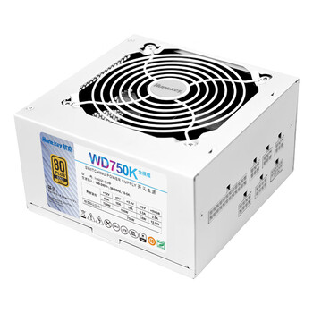 航嘉(Huntkey)WD750K全模组 金牌750W电脑电源皓月白(80PLUS金牌/单路60A/全电压/LLC+SR+DC-DC/智能温控) 航嘉(Huntkey)WD750K全模组 金牌750W电脑电源皓月白(80PLUS金牌/单路60A/全电压/LLC+SR+DC-DC/智能温控)