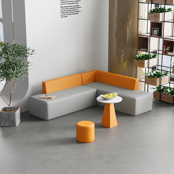 晶亿德美创意办公沙发茶几组合办公室商务异形接待室休息区沙发 组合2 晶亿德美创意办公沙发茶几组合办公室商务异形接待室休息区沙发 组合2