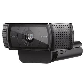 罗技（logitech）Pro C920高清网络摄像头 1080p自动对焦电脑摄像头 双声道台式机摄像头 免驱动可夹式