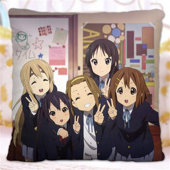 平泽唯轻音少女周边抱枕 二次元动漫双面图案靠枕头礼物 平泽唯12