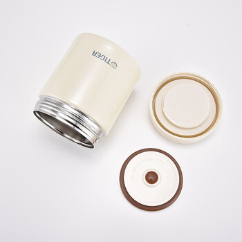 虎牌（TIGER）焖烧杯大容量真空不锈钢焖烧保温便当盒MCH-A50C-CK米白色500ml