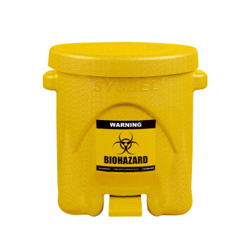 西斯贝尔生化垃圾袋 废弃物垃圾袋（每包10个） SYB010XS 黄色生化垃圾桶6GAL