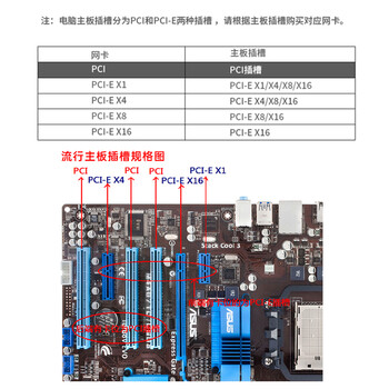 EB-LINK intel 82574芯片PCI-E X1千兆单电口桌面台式机有线网卡9301ct支持无盘