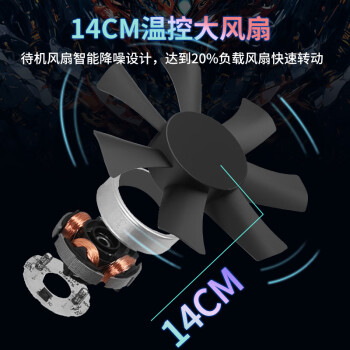 长城（Great Wall）额定1200W N12金牌全模电源（ATX3.0标准/原生PCIE5.0接口/智能温控/全电压/短接自检器）