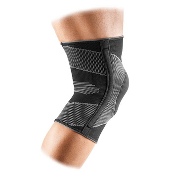 迈克达威（McDavid）5116网羽篮球护具四向高弹凝胶垫弹性筋条运动护膝 M码