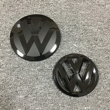 凯熙适用于大众途观l改装黑标汽车中网标英文标尾标贴前车标新款途观