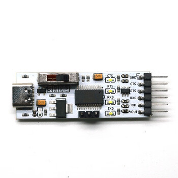 丢石头 USB转TTL串口模块 5V/3.3V/2.5V/1.8V UART电平 串口板 刷机板 FT232 Type-C接口