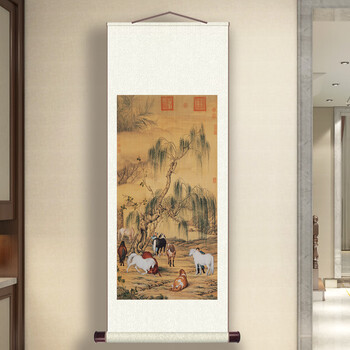 八骏图郎世宁价格报价行情- 京东