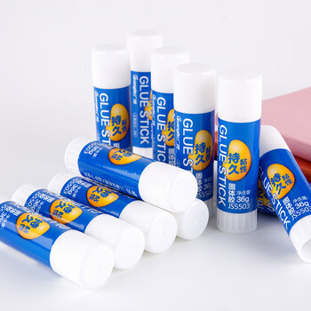 广博(GuangBo)36g快干PVA固体胶棒/胶水 学习办公财务手工通用胶棒 12支装 办公文具 JS5503 广博(GuangBo)36g快干PVA固体胶棒/胶水 学习办公财务手工通用胶棒 12支装 办公文具 JS5503