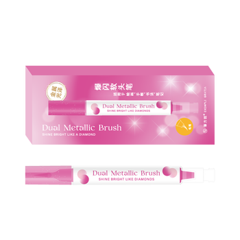 三年二班 单支装爆闪软头荧光笔学生用彩色划重点记号笔初中生做笔记专用笔记重点标记笔小学生涂色笔 朝颜