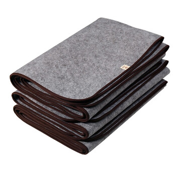 弘梅 绒包边毛毡 耐磨加厚书画书法国画毛毡垫灰色50*70cm 文房四宝宣纸用桌布毛毡布垫子 弘梅 绒包边毛毡 耐磨加厚书画书法国画毛毡垫灰色50*70cm 文房四宝宣纸用桌布毛毡布垫子
