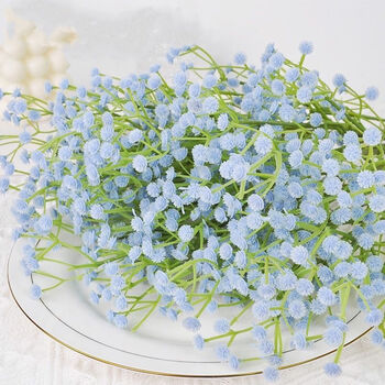 精选绿植仿真满天星手感保湿塑料假花干花束勿忘我客厅装饰花家居客厅