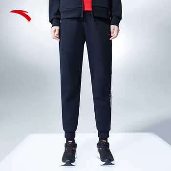 安踏奥特莱斯动型科技可降解环保面料女九分裤跑步束腿裤