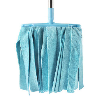 布条家用纤维布拖把大号吸水墩布客厅卧室厨房拖地老式水拖 标准圆头