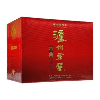 瀘州老窖瀘州老窖股份出品濃香型白酒38度老字號特曲165ml6瓶禮盒裝