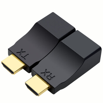 礼嘉YB-HD45H 高清HDMI转RJ45网线延长器 网络信号放大器 双绞线单网线转接头 HDCP协议转换器30米 4K 黑色 礼嘉YB-HD45H 高清HDMI转RJ45网线延长器 网络信号放大器 双绞线单网线转接头 HDCP协议转换器30米 4K 黑色