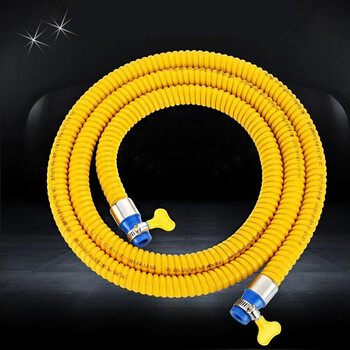 安全燃气软管万杰燃气连接用金属铠甲软管天然气液化气煤气软管灶具