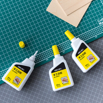 得力(deli)80ml高粘型手工白胶 学生文具DIY白乳胶 环保无甲醛可水洗胶水 学习用品 1支装 68601 得力(deli)80ml高粘型手工白胶 学生文具DIY白乳胶 环保无甲醛可水洗胶水 学习用品 1支装 68601