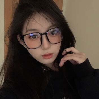 辛普德 大框黑框眼镜女韩版潮可配镜片大脸显瘦素颜神器防蓝光镜架 亮