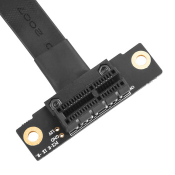 魔羯（MOGE）PCI-E x1延长线90度 pcie3.0延长扩展x1转x1 连接转接线 PCIE延长线MC22203