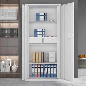 盛浪保密柜文件柜通门带抽电子指纹锁密码柜高185*宽90*深42cm