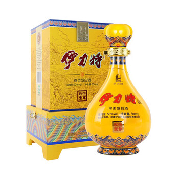 伊力特酒50度白酒整箱纯粮食酒新疆特产高端礼盒商务宴请送礼 玖伍