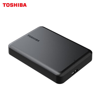 东芝（TOSHIBA）4TB 移动硬盘 Partner USB 3.2 Gen 1 2.5英寸 曜石黑 兼容Mac 轻薄便携 稳定耐用 高速传输
