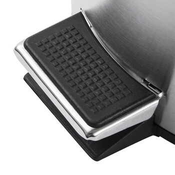 欧润哲垃圾桶脚踏带盖8L不锈钢客厅卧室厨房卫生间家用内外双桶缓降静音