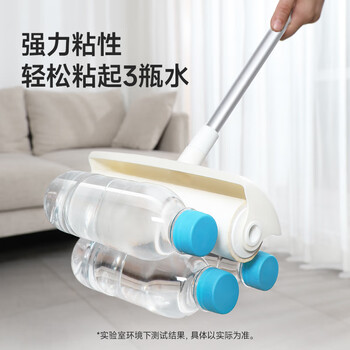 美丽雅粘毛器滚筒大号长杆共360撕沾毛神器滚毛粘猫狗毛头发衣服毡毛器