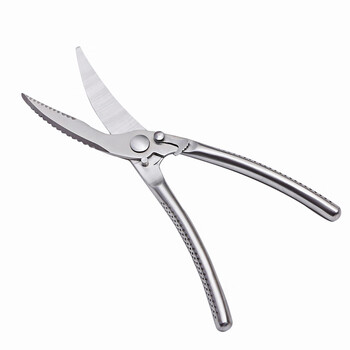 剪刀半自动回弹鸡骨剪德国家用强力全钢多功能鸡肉神器 2019新款鳄鱼