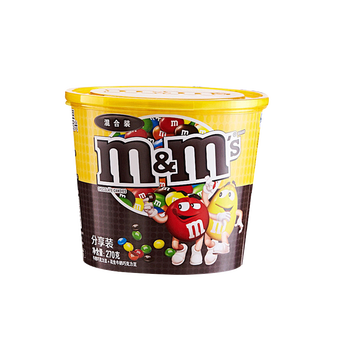 德芙(dove)mm巧克力豆270g桶装m豆mms牛奶巧克力豆婚庆喜糖果儿童零食