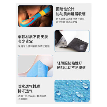 LP篮球足球运动胶布弹性绷带三角预剪裁肌贴 TM701R 【V型-3贴】 LP篮球足球运动胶布弹性绷带三角预剪裁肌贴 TM701R 【V型-3贴】