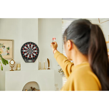 迪卡侬飞镖盘飞镖儿童玩具室内飞镖靶电子套装软镖礼物家庭黑色-4329937 迪卡侬飞镖盘飞镖儿童玩具室内飞镖靶电子套装软镖礼物家庭黑色-4329937