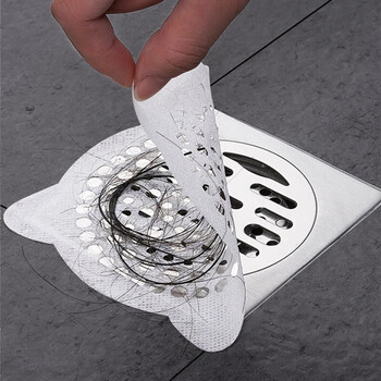 初舍（CHUSHE）一次性地漏过滤网40片卫生间下水道地漏贴通用浴室挡毛发防堵网