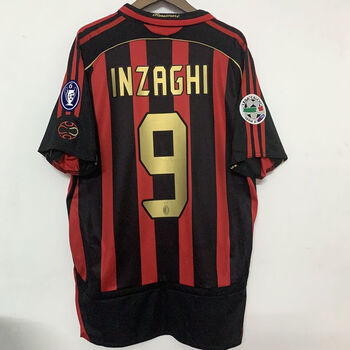 滕讯体育nba专营复古球衣06-07ac米兰因扎吉 皮尔洛 马尔蒂尼 22号