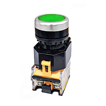 适用沣源电气自复位点动按钮开关la38-11/ 203 209b开孔22m红绿色