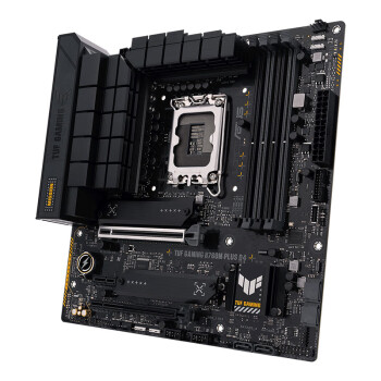 华硕TUF GAMING B760M-PLUS D4重炮手主板 支持 CPU 13700K/13600KF/13400F（Intel B760/LGA 1700）