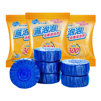 粉兰之家 耐用蓝泡泡洁厕宝50g*20粒 厕所马桶清洁剂除臭去味洁厕块洁厕灵 粉兰之家 耐用蓝泡泡洁厕宝50g*20粒 厕所马桶清洁剂除臭去味洁厕块洁厕灵