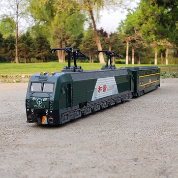 公子玉187和谐号电力火车仿真客运列车合金火车模型开门回力男孩玩具