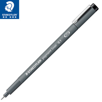 施德楼(STAEDTLER)针管笔勾线笔 0.1mm纤维头耐擦防水直液签字笔 美术绘图描线速干笔30801-9 施德楼(STAEDTLER)针管笔勾线笔 0.1mm纤维头耐擦防水直液签字笔 美术绘图描线速干笔30801-9