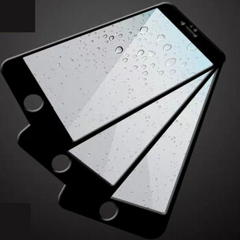 苹果6手机贴7钢化膜8全屏7p硬边8plus包边防摔i7保护8p护眼抗蓝光乔鸟