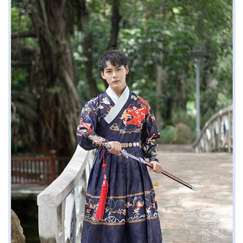 凯瑞轻奢明朝锦衣卫衣服飞鱼服男女绣春刀汉服蟒袍s腰带护腕麒麟配饰