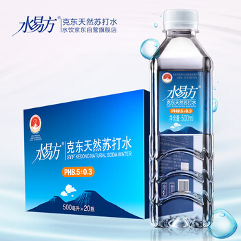 水易方 克东天然苏打水500ml*20瓶 矿泉水无汽饮用水 水易方 克东天然苏打水500ml*20瓶 矿泉水无汽饮用水