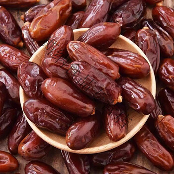 黑椰枣黑椰枣新鲜椰枣饱满煮粥煲汤大椰枣价 黑椰枣2500g