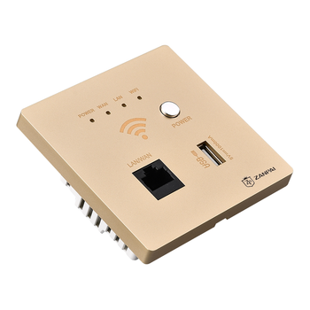 公牛墙壁网线插座可通用醉米路由器无线wifi86型酒店宾馆家用ap网络智