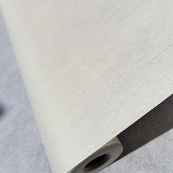 芬尚 檀皮水墨长卷书画纸 毛笔书法绘画作品参展送礼用白色生宣纸加厚宣纸 0.5*20米