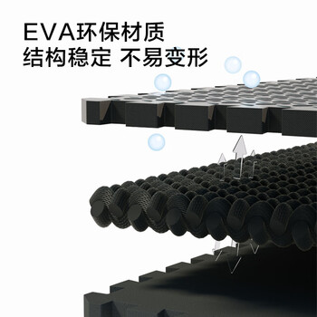 PROIRON普力艾 健身房地垫运动地胶垫跑步机专用隔音垫地板垫 2厘米厚6片 PROIRON普力艾 健身房地垫运动地胶垫跑步机专用隔音垫地板垫 2厘米厚6片