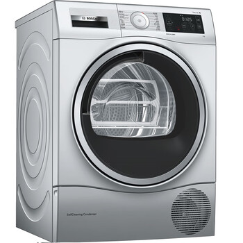 博世(bosch)6系9公斤烘干机 热泵干衣机 除菌烘 低温护衣智控烘干原装