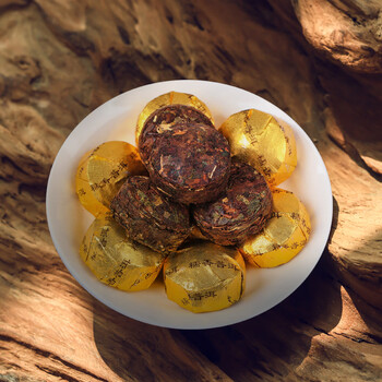 福茗源茶叶普洱茶 云南勐海普洱熟普小沱茶 古树糯香熟茶叶袋装500g 福茗源茶叶普洱茶 云南勐海普洱熟普小沱茶 古树糯香熟茶叶袋装500g